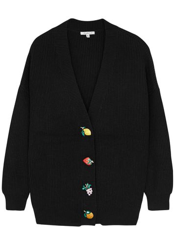 Franki Embellished Ribbed-knit Cardigan - - L (UK14 / L) - Olivia Rubin - Modalova