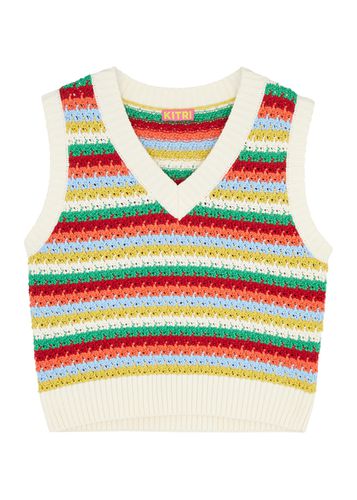 Winona Striped Crochet-knit Vest - - M (UK12 / M) - Kitri - Modalova