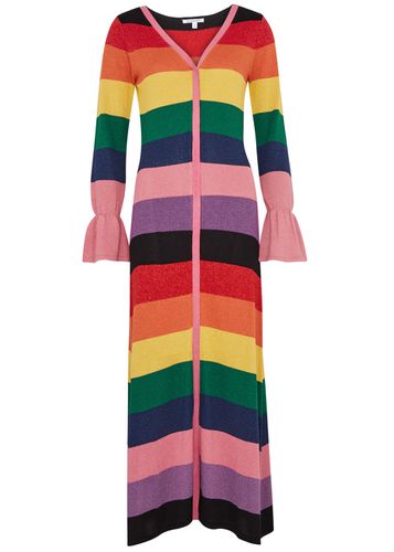 Zuri Striped Metallic-knit Dress - - L (UK14 / L) - Olivia Rubin - Modalova