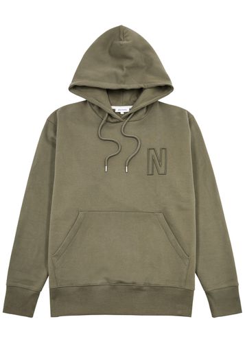 Arne Logo-embroidered Hooded Cotton Sweatshirt - - L - Norse Projects - Modalova