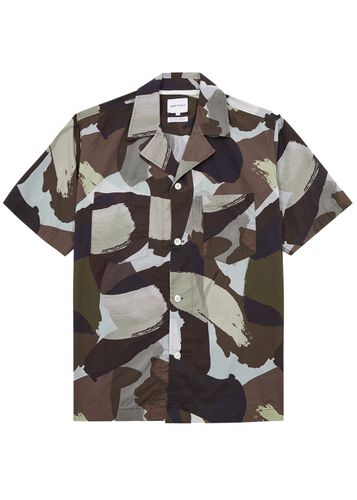 Mads Camouflage-print Cotton Poplin Shirt - - L - Norse Projects - Modalova