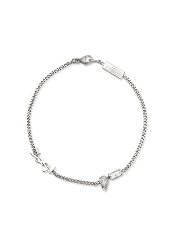 Opyum Crystal-embellished Logo Bracelet - Saint Laurent - Modalova