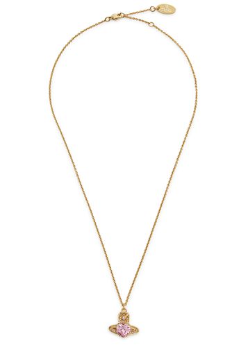 Pina crystal-embellished necklace in gold - Vivienne Westwood