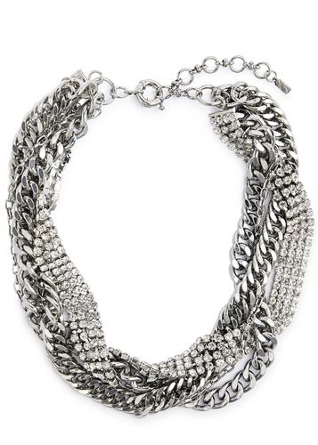 Twisted Crystal-embellished Necklace - Kenneth Jay Lane - Modalova