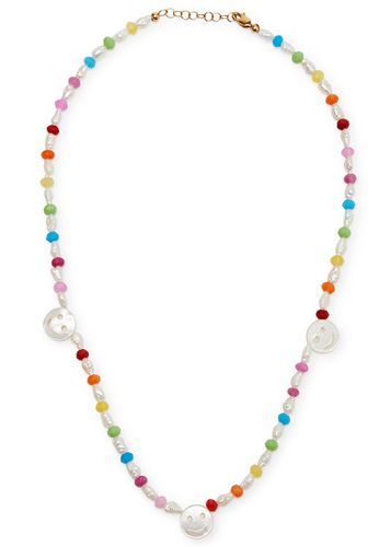 Disco Pearl and Beaded Necklace - Roxanne First - Modalova