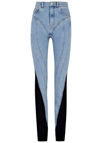 Spiral Panelled Skinny Jeans - - 38 (UK10 / S) - Mugler - Modalova