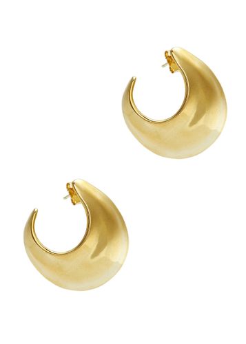 Sabine Medium 14kt Vermeil Hoop Earrings - BY Pariah - Modalova