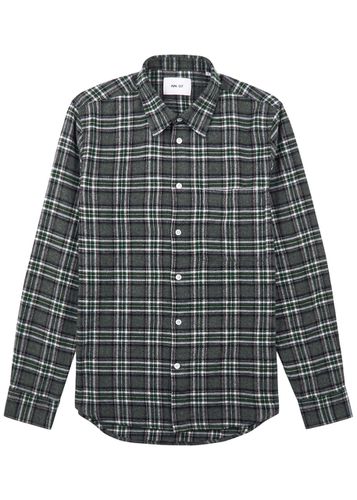 New Arne Checked Cotton Shirt - - L - NN07 - Modalova