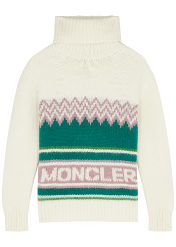 Logo-intarsia Wool Jumper - - M (UK 12 / M) - Moncler - Modalova