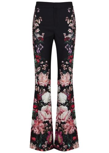 Olivia Floral-print Flared Trousers - - 2 (UK6 / XS) - Alice + Olivia - Modalova