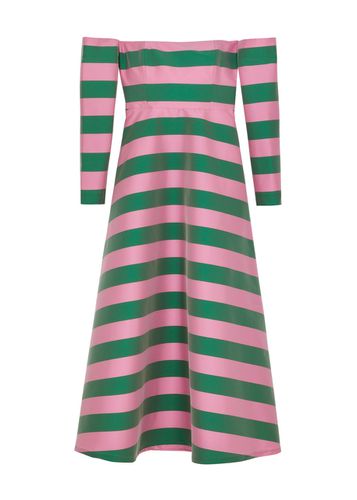 Edie Striped Taffeta Maxi Dress - - 36 (UK8 / S) - BERNADETTE - Modalova