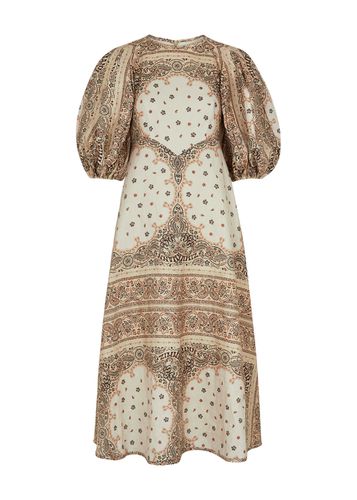 Day Printed Linen Midi Dress - - 1 (UK 10 / S) - Zimmermann - Modalova