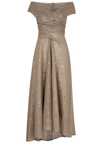 Off-the-shoulder Embellished Midi Dress - - 34 (UK8 / S) - Talbot Runhof - Modalova