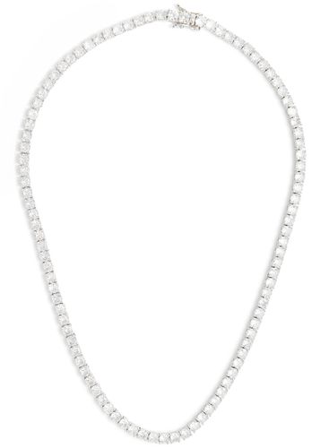 Grace Crystal-embellished Tennis Necklace - - One Size - FALLON - Modalova