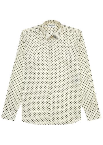 Polka-dot Printed Silk Shirt - - 39 (IT50 / L) - Saint Laurent - Modalova