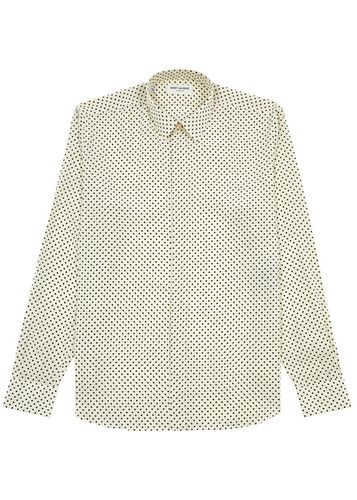 Polka-dot Printed Silk Shirt - - 40 (IT52 / XL) - Saint Laurent - Modalova