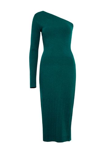 Glittered One-shoulder Stretch-knit Midi Dress - - 12 (UK12 / M) - Victoria Beckham - Modalova
