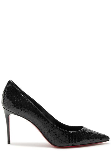 Kate 85 Python-effect Leather Pumps - Christian Louboutin - Modalova