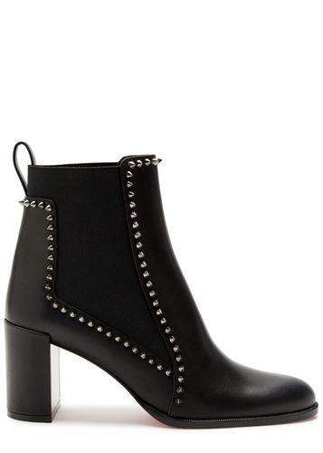 Out Line Spikes 70 Leather Ankle Boots - - 39 (IT39 / UK6) - Christian Louboutin - Modalova