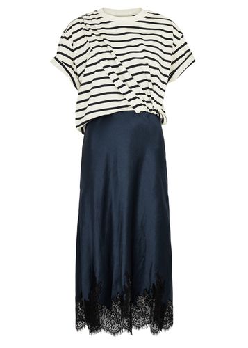 Striped Cotton and Satin Midi Dress - - S (UK8-10 / S) - 3.1 Phillip Lim - Modalova
