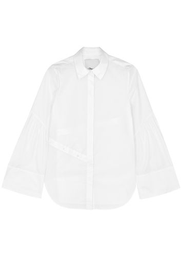 Asymmetric Cotton-blend Poplin Shirt - - 4 (UK8 / S) - 3.1 Phillip Lim - Modalova
