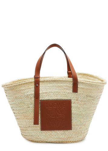 Large Sand Raffia Basket bag - Natural - Loewe - Modalova