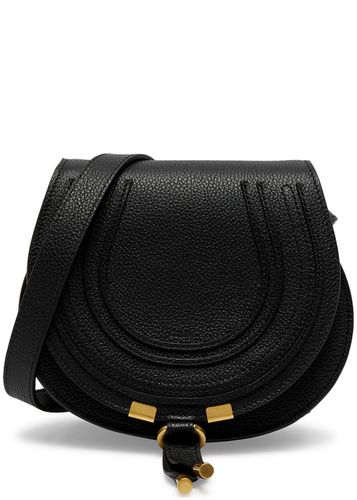 Chloe Marcie Small Leather Saddle bag - Black - Chloé - Modalova