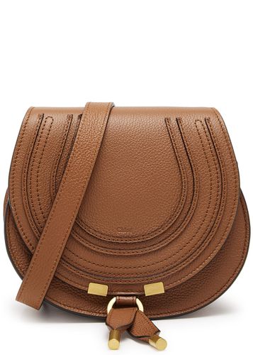 Chloe Marcie Small Leather Saddle bag - Tan - Chloé - Modalova