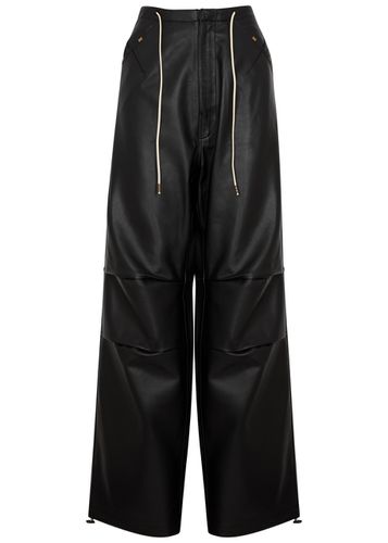 Daisy Wide-leg Leather Trousers - - 40 (UK8 / S) - DARKPARK - Modalova