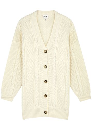 Cable-knit Wool Cardigan - - L (UK14 / L) - Frame - Modalova