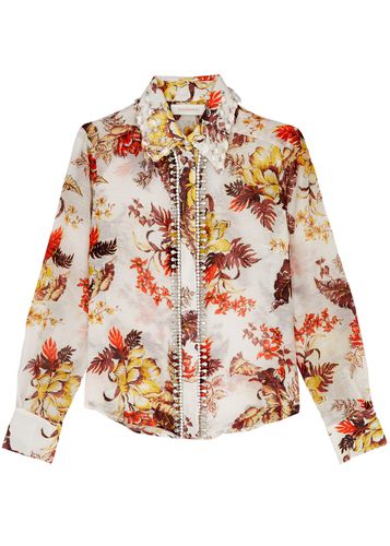 Matchmaker Embellished Linen-blend Shirt - - 0 (UK 8 / S) - Zimmermann - Modalova