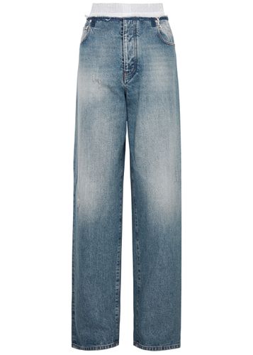 Claire Layered Wide-leg Jeans - - 24 (W24 / UK6 / XS) - DARKPARK - Modalova