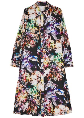 Pecora Printed Satin Midi Dress - - 21 (UK16 / XL) - Marina Rinaldi - Modalova