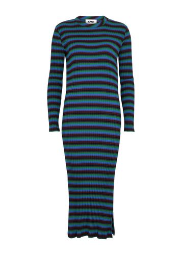 Raindrops Striped Jersey Midi Dress - - S (UK8-10 / S) - YMC - Modalova