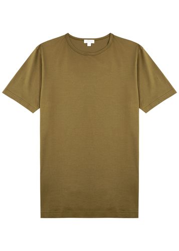 Sunspel Cotton T-shirt - Brown - Sunspel - Modalova