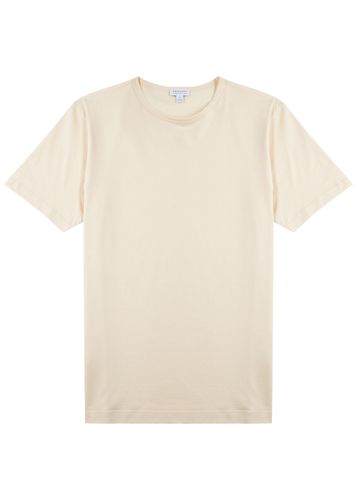 Sunspel Cotton T-shirt - Ecru - Sunspel - Modalova