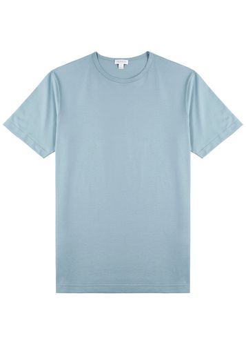 Sunspel Cotton T-shirt - Blue - Sunspel - Modalova
