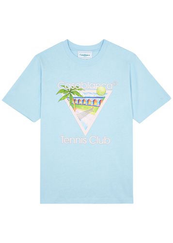 Tennis Club Icon Printed Cotton T-shirt - CASABLANCA - Modalova