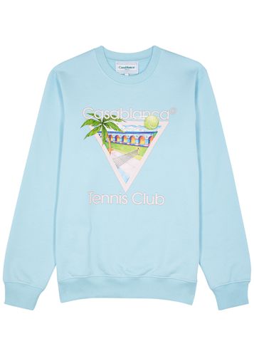 Tennis Club Icon Printed Cotton Sweatshirt - - S - CASABLANCA - Modalova