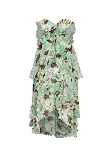 Floral-print Tiered Silk-chiffon Mini Dress - - 40 (UK8 / S) - Stella McCartney - Modalova
