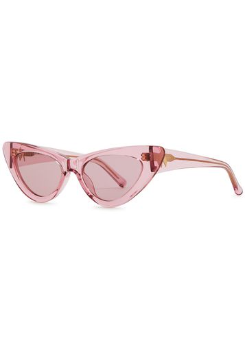 Dora Cat-eye Sunglasses - The Attico X Linda Farrow - Modalova