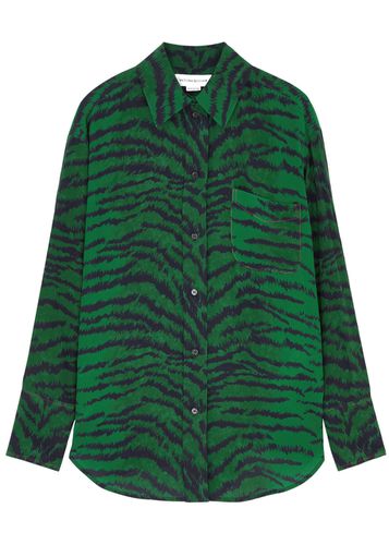 Tiger-print Silk Shirt - - 10 (UK10 / S) - Victoria Beckham - Modalova