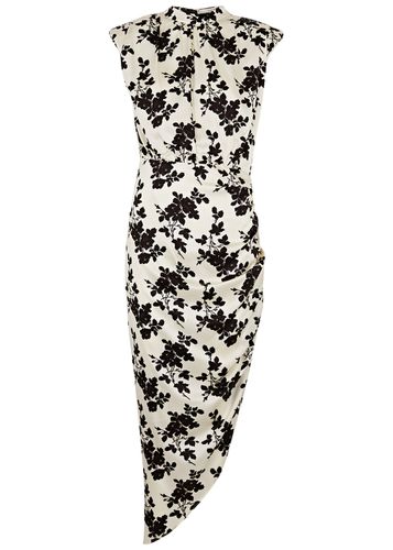Kendall Floral-print Stretch-silk Midi Dress - - 10 (UK14 / L) - Veronica Beard - Modalova