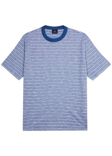 Striped Slubbed Cotton T-shirt - PS Paul Smith - Modalova