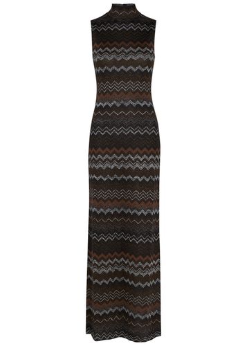 Zigzag-intarsia Metallic Fine-knit Maxi Dress - - 40 (UK8 / S) - Missoni - Modalova