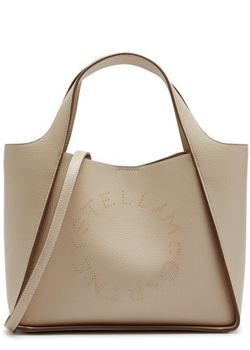 Stella Logo Faux Leather Tote - Cream - Stella McCartney - Modalova