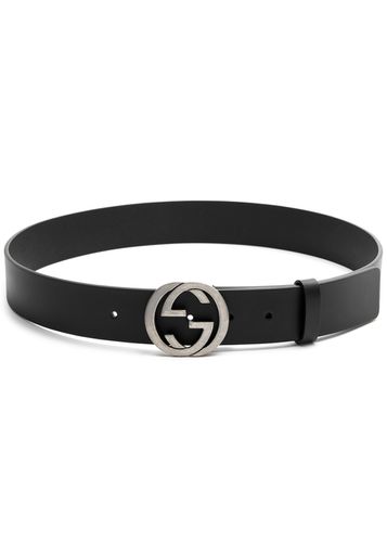 Logo Leather Belt - Gucci - Modalova