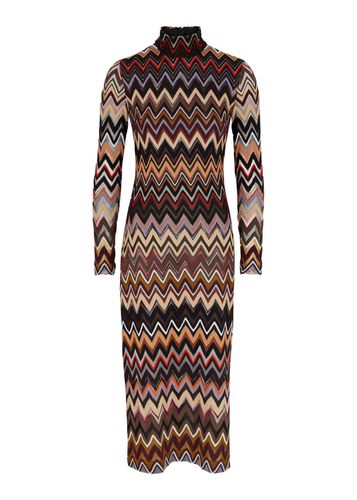 Zigzag-intarsia Wool-blend Midi Dress - - 40 (UK8 / S) - Missoni - Modalova
