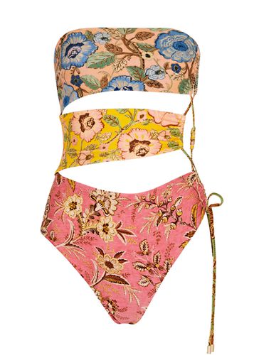 Junie Floral-print Cut-out Swimsuit - - 1 (UK 10 / S) - Zimmermann - Modalova