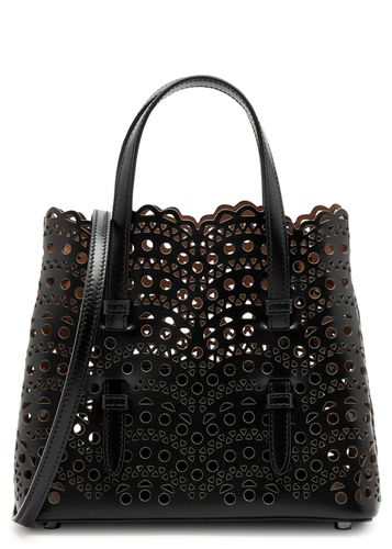Alaïa Mina 20 Laser-cut Leather top Handle bag - ALAÏA - Modalova